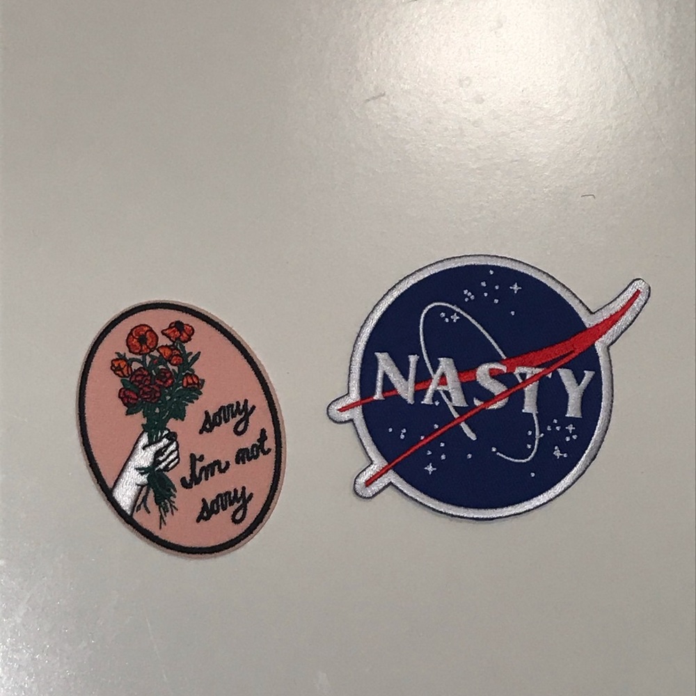 Iron on patches